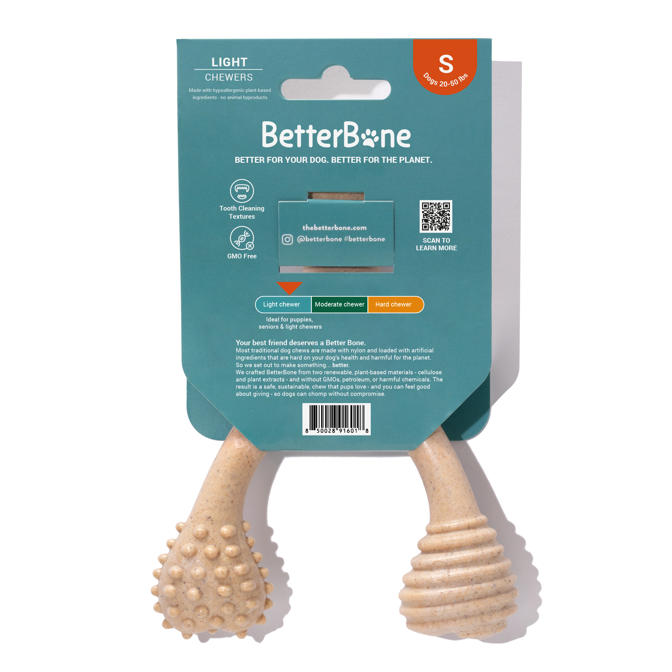 BetterBone Small Light Veggie (back)