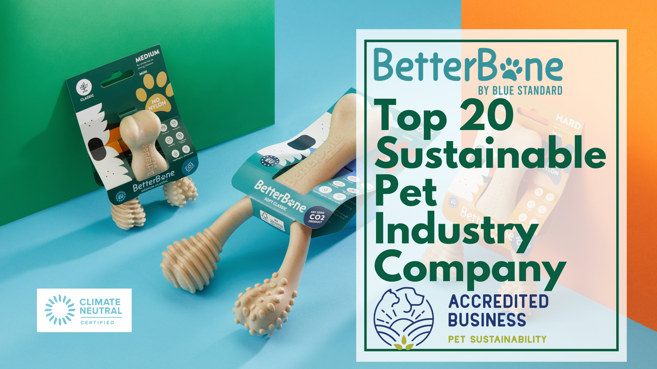 BetterBone Recognized as a Top Sustainable Pet Brand by the Pet Sustainability Coalition!