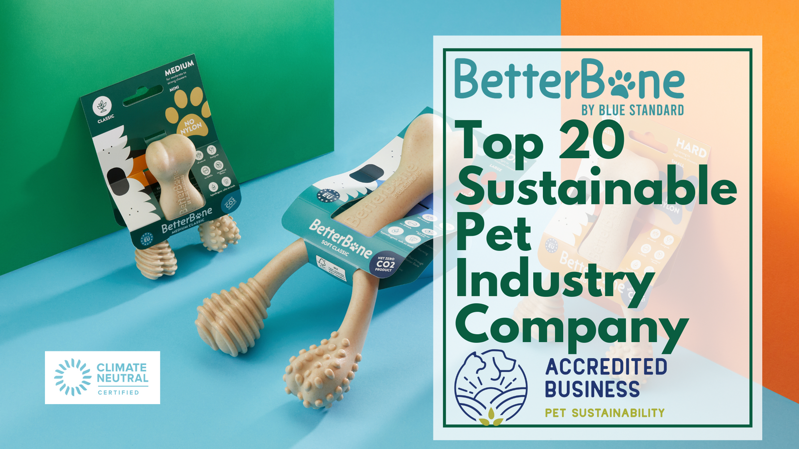 BetterBone Recognized as a Top Sustainable Pet Brand by the Pet Sustainability Coalition!