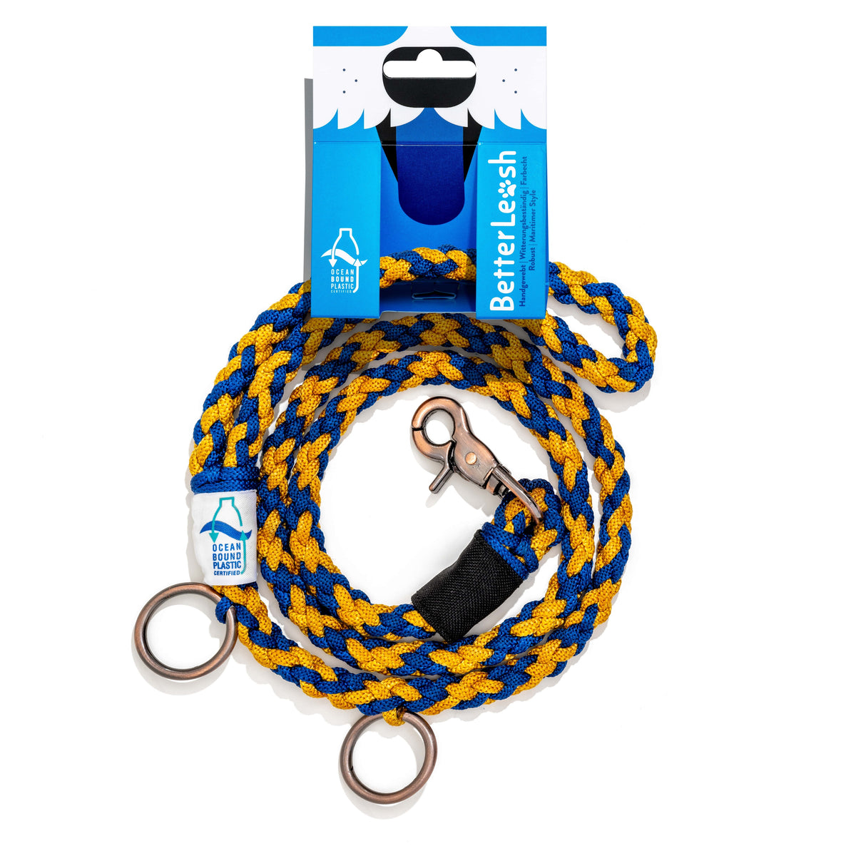 BetterLeash - 100% Fairtrade Recycled Ocean Bound Plastic Dog Leash