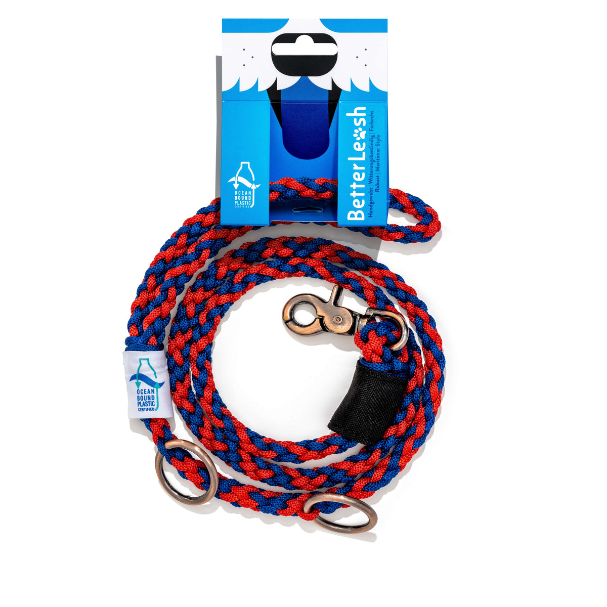 BetterLeash - 100% Fairtrade Recycled Ocean Bound Plastic Dog Leash