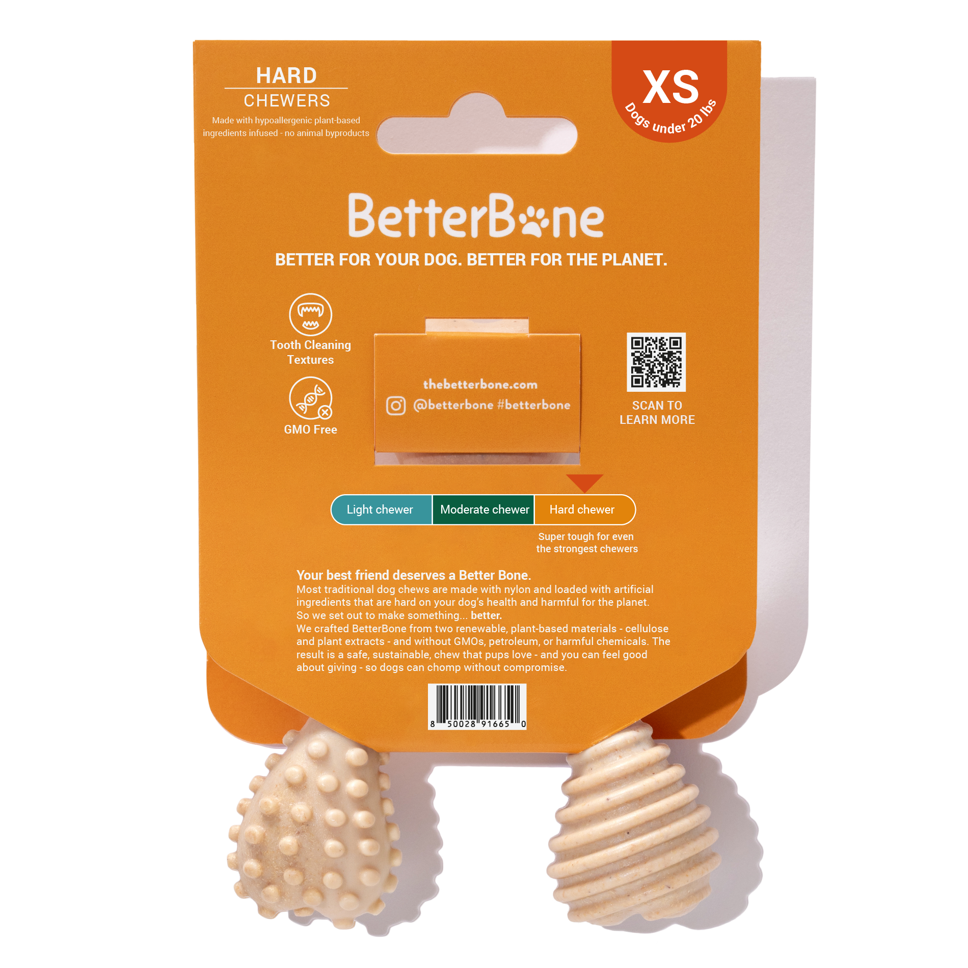 BetterBone Mini Hard Veggie (back)