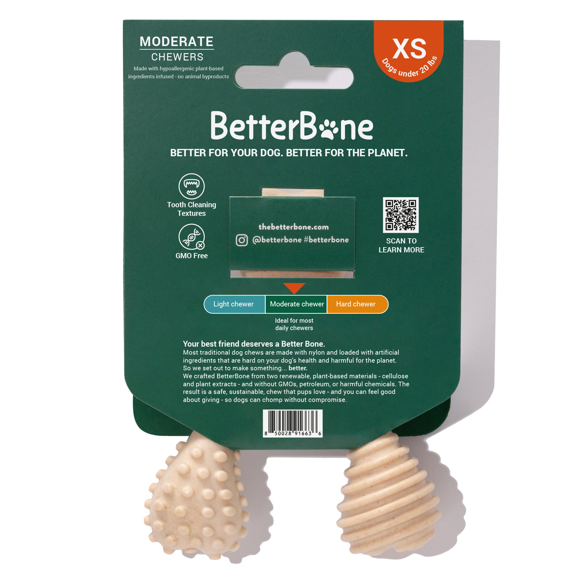 BetterBone Mini Moderate Veggie (back)