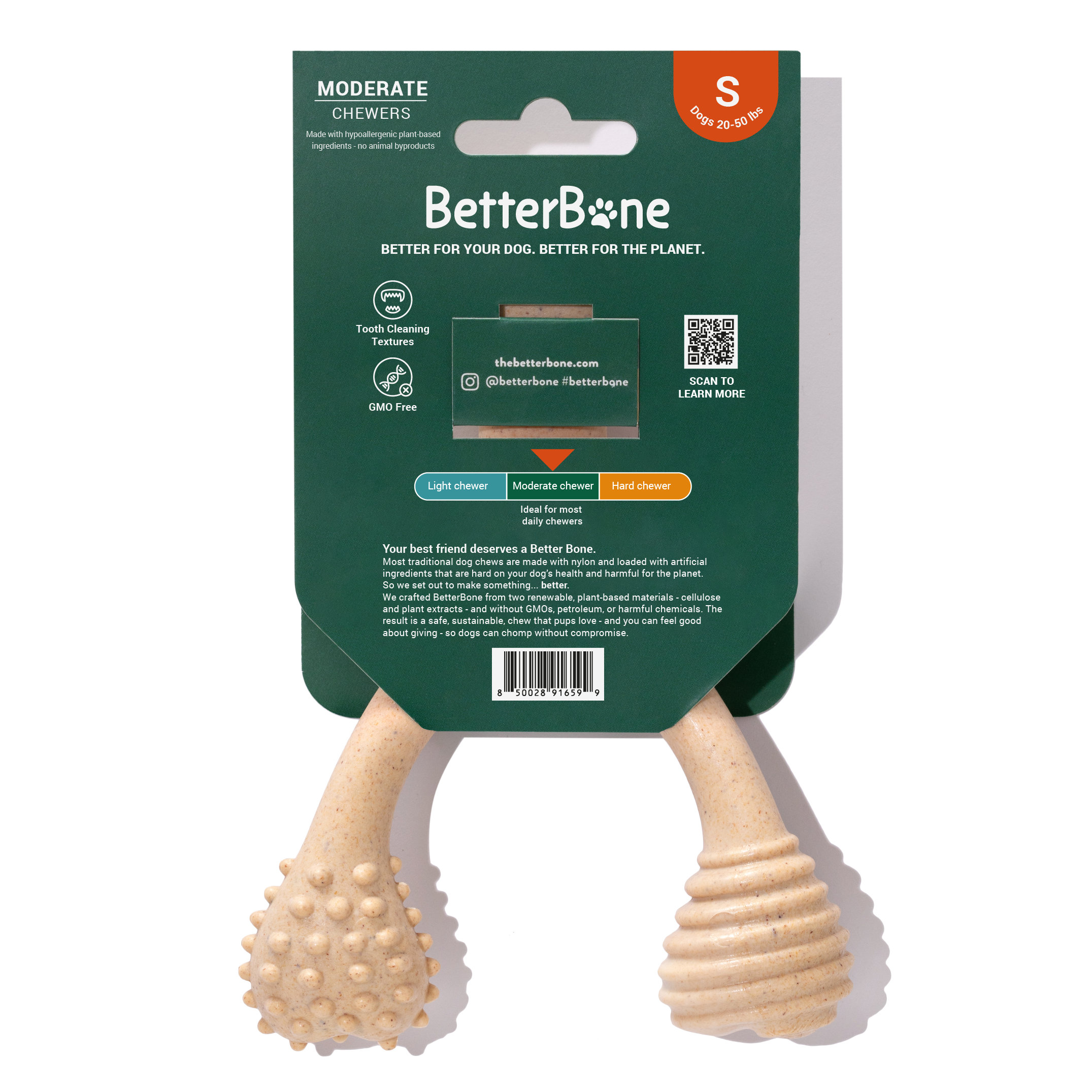 BetterBone Small Moderate Veggie (back)