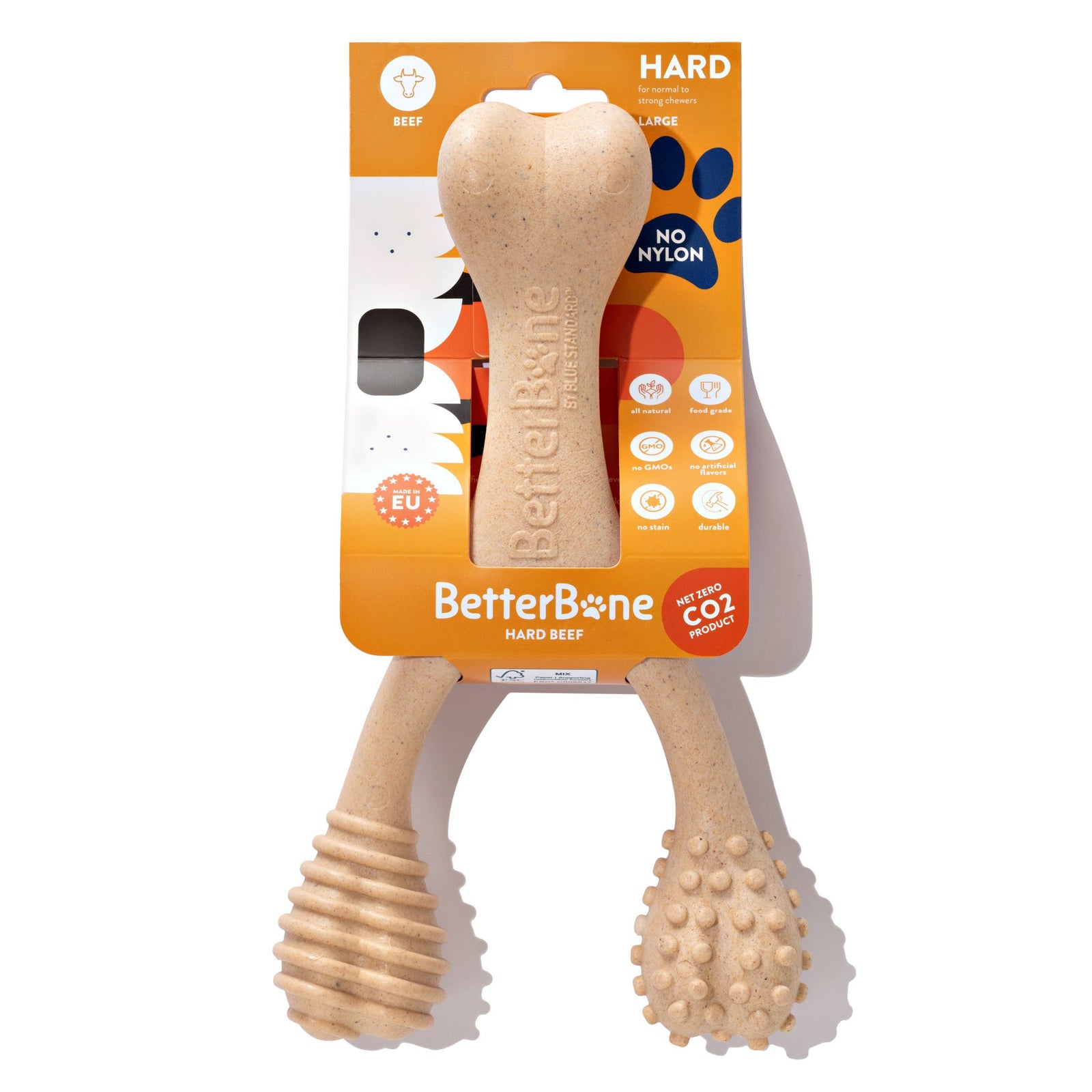 BetterBone SOFT Durability CHEW TOY Perfect Natural Chew for Teething BetterBone All Natural Eco Friendly Dog Chews Bones