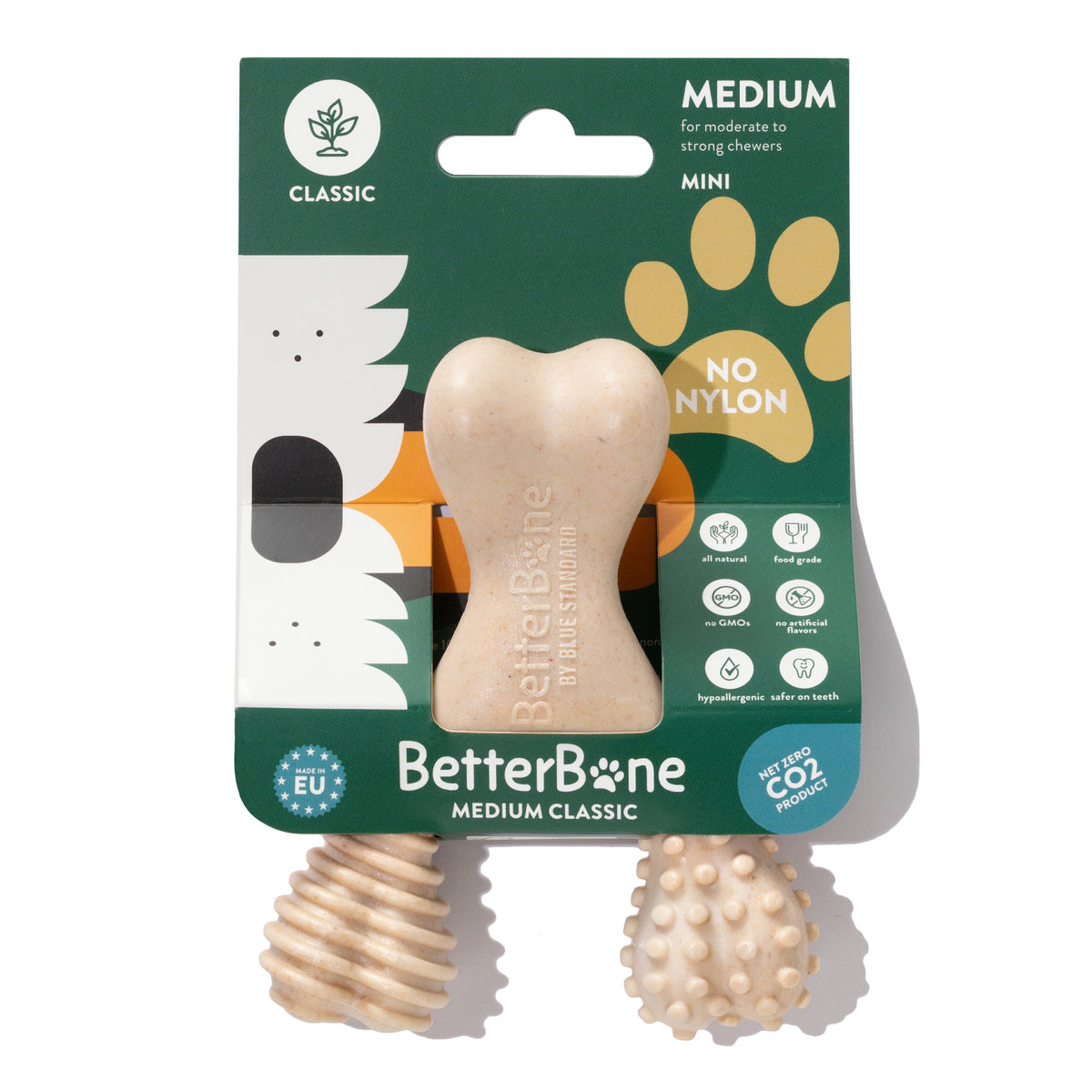 BetterBone Medium Density- Perfect for medium to strong chewers! Natural, healthier, safer.