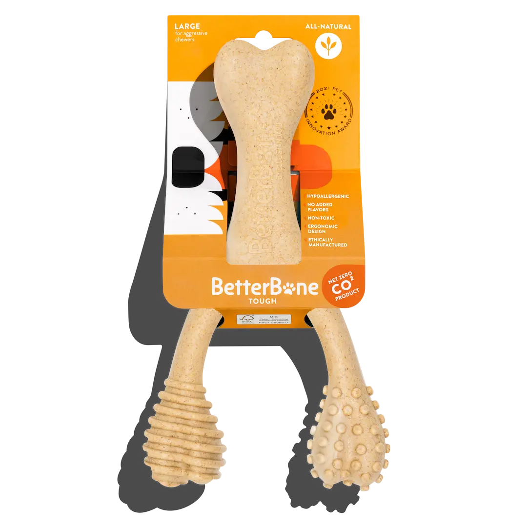 BetterBone HARD- Tough, SUPER Durable All-Natural, Dog Chews - For Aggressive Chewers.